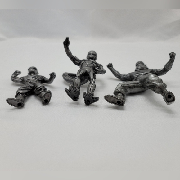 Dragon Ball Z Silver Lot Of 3 Figures Burger King 2000 Frieza Krillin Piccolo - Picture 6 of 6